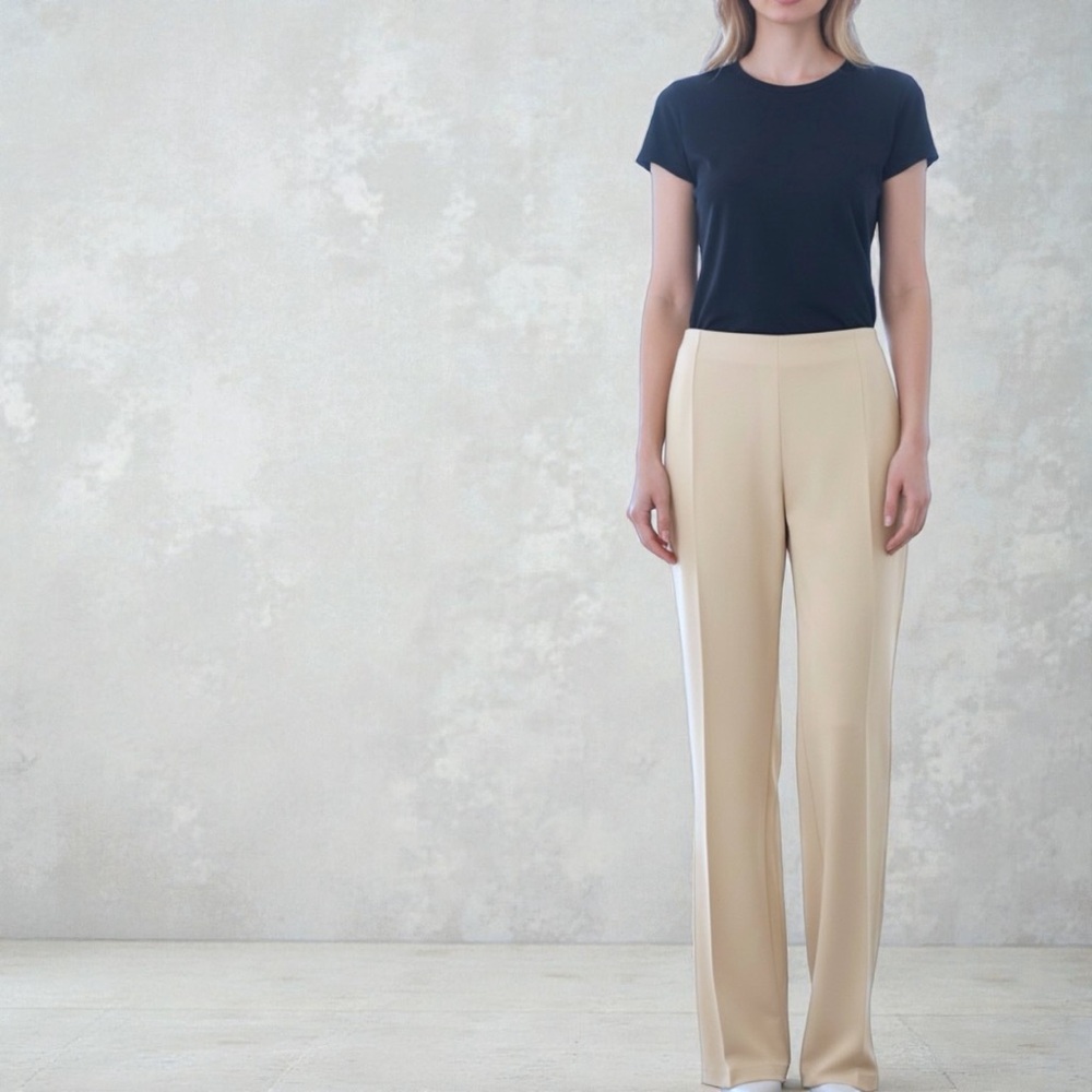 Valentino Winter White Women's Wide Leg Dress Pants